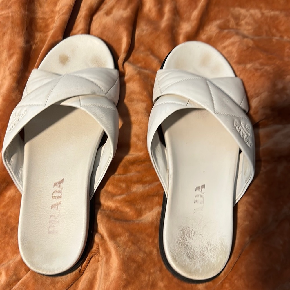 Prada Leather Sandals